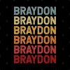 Braydon Name Vintage Retro Gift Named Braydon Tote Official Braydon Price Merch