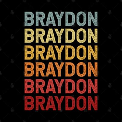 Braydon Name Vintage Retro Gift Named Braydon Tote Official Braydon Price Merch