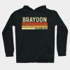 Braydon First Name Vintage Retro Personalized Gift Hoodie Official Braydon Price Merch