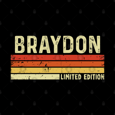 Braydon First Name Vintage Retro Personalized Gift Tote Official Braydon Price Merch