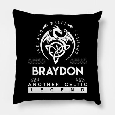 Braydon Name T Shirt Another Celtic Legend Braydon Throw Pillow Official Braydon Price Merch