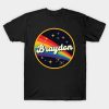 Braydon Rainbow In Space Vintage Style T-Shirt Official Braydon Price Merch