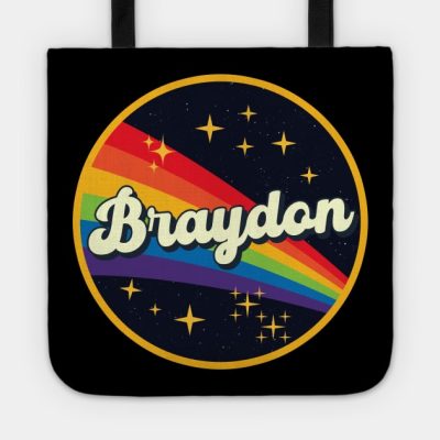 Braydon Rainbow In Space Vintage Style Tote Official Braydon Price Merch