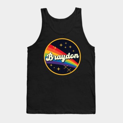 Braydon Rainbow In Space Vintage Style Tank Top Official Braydon Price Merch