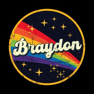 Braydon Rainbow In Space Vintage Grunge Style Tapestry Official Braydon Price Merch