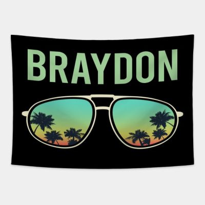 Cool Glasses Braydon Name Tapestry Official Braydon Price Merch