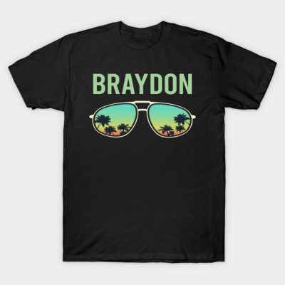 Cool Glasses Braydon Name T-Shirt Official Braydon Price Merch