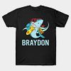 Funny Shark Braydon Name T-Shirt Official Braydon Price Merch