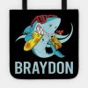 Funny Shark Braydon Name Tote Official Braydon Price Merch