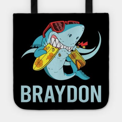 Funny Shark Braydon Name Tote Official Braydon Price Merch