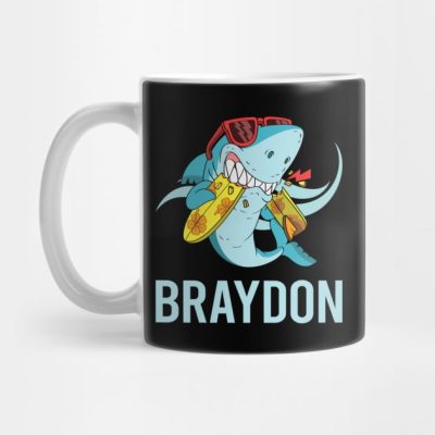 Funny Shark Braydon Name Mug Official Braydon Price Merch