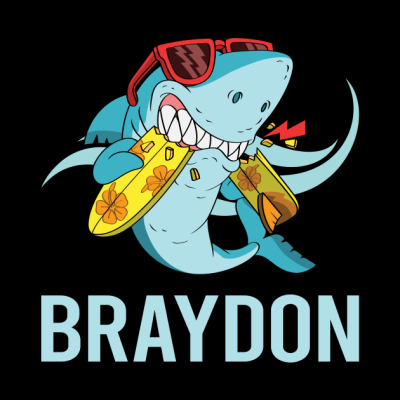 Funny Shark Braydon Name Tote Official Braydon Price Merch