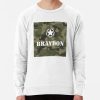 Braydon Name - Army Stencil On Camo With Military Star Design Sweatshirt Official Braydon Price Merch