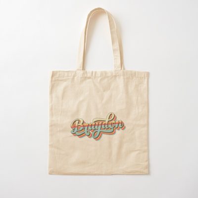 Braydon Name - Cool 70S Retro Font Surf Style Design Tote Bag Official Braydon Price Merch