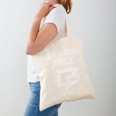 Braydon Price Merch Braydon Price White Logo Tote Bag Official Braydon Price Merch