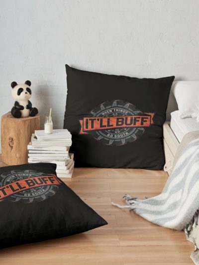 Braydon Price Merch Braydon Price Itll Buff Itll Buff Throw Pillow Official Braydon Price Merch