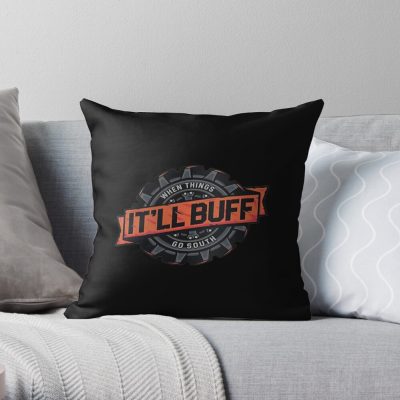 Braydon Price Merch Braydon Price Itll Buff Itll Buff Throw Pillow Official Braydon Price Merch