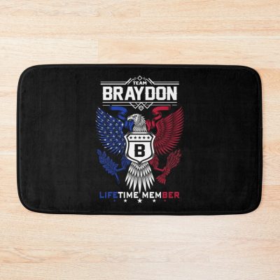 Braydon Name T Shirt - Braydon Eagle Lifetime Member Gift Item Tee Bath Mat Official Braydon Price Merch