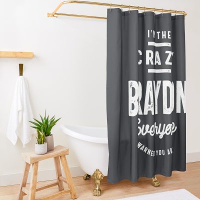 Braydon Personalized Name Birthday Gift Shower Curtain Official Braydon Price Merch