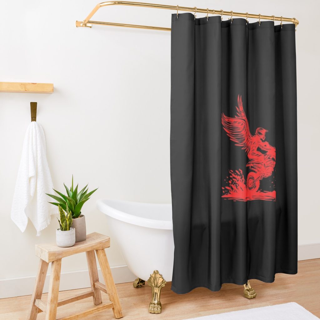 Braydon Price Moto Shower Curtain Official Braydon Price Merch