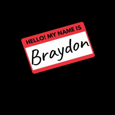 Braydon Price Merch Hello My Name Is Braydon Nametag Tote Bag Official Cow Anime Merch