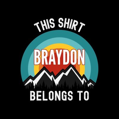 Braydon , This Shirt Belongs To Braydon Tote Bag Official Cow Anime Merch