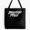 Braydon Price Merch White Logo Tote Bag Official Cow Anime Merch